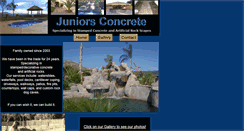 Desktop Screenshot of juniorsconcrete.com